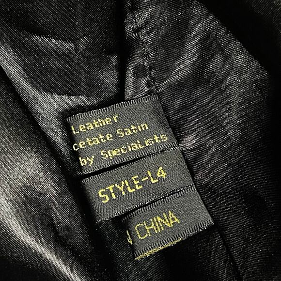 Scully Womens M Black Bronze Studded Cross Suede Leather Jacket Western Country - Picture 11 of 12